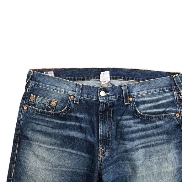 TRUE Religion Jeans Size 40 WORLD CHAMP Blue - Picture 9 of 9